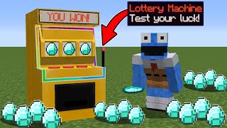 Minecraft But A Lottery Machine Controls My Game