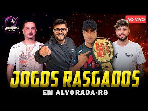 FELIPINHO x MAYCON x COELHO DE UBÁ 🔥 SINUCA AO VIVO EM ALVORADA-RS | JOGOS PESADOS