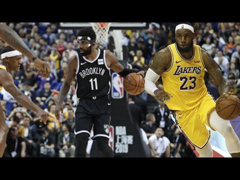 Los Angeles Lakers Vs Brooklyn Nets - Rondo Injures Kyrie In China Preseason Game!| FERRO REACTS