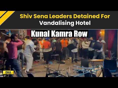 Kunal Kamra Statement: Shiv Sena Leaders Detained For Vandalising Hotel Venue Over 'Traitor' Jibe