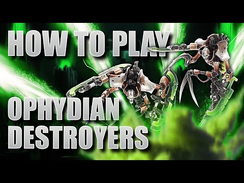 How to Play Necrons: Ophydian Destroyers
