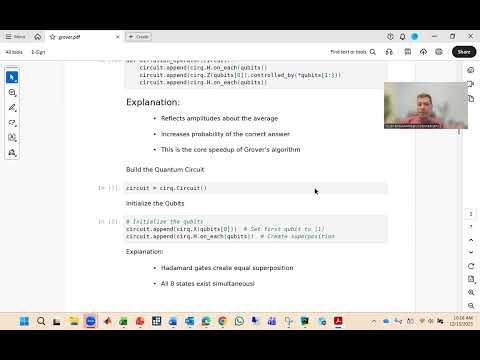 Quantum Grover Algorithm Explained Ibm Qiskit Vs Google Cirq Full Python Tutorial Demo