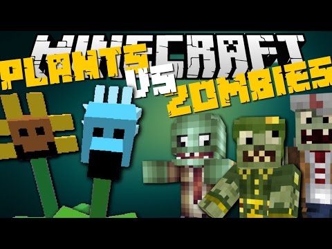 Plants vs Zombies 2 - Minecraft Mod Showcase (Over 15 New Zombies and 20 New Plants)