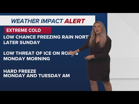 New Orleans Weather Impact 10pm: Rain and storms before dangerous cold Sunday night