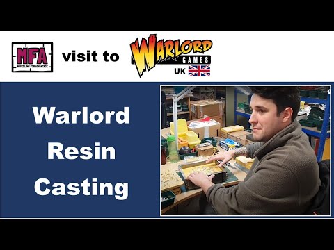 Our day at Warlord - Warlord Resin casting with Jon & Jamie