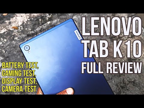 Lenovo Tab K10 fhd Unboxing and full Review  | Display Test, Camera Test, Battery Test, Gaming Test