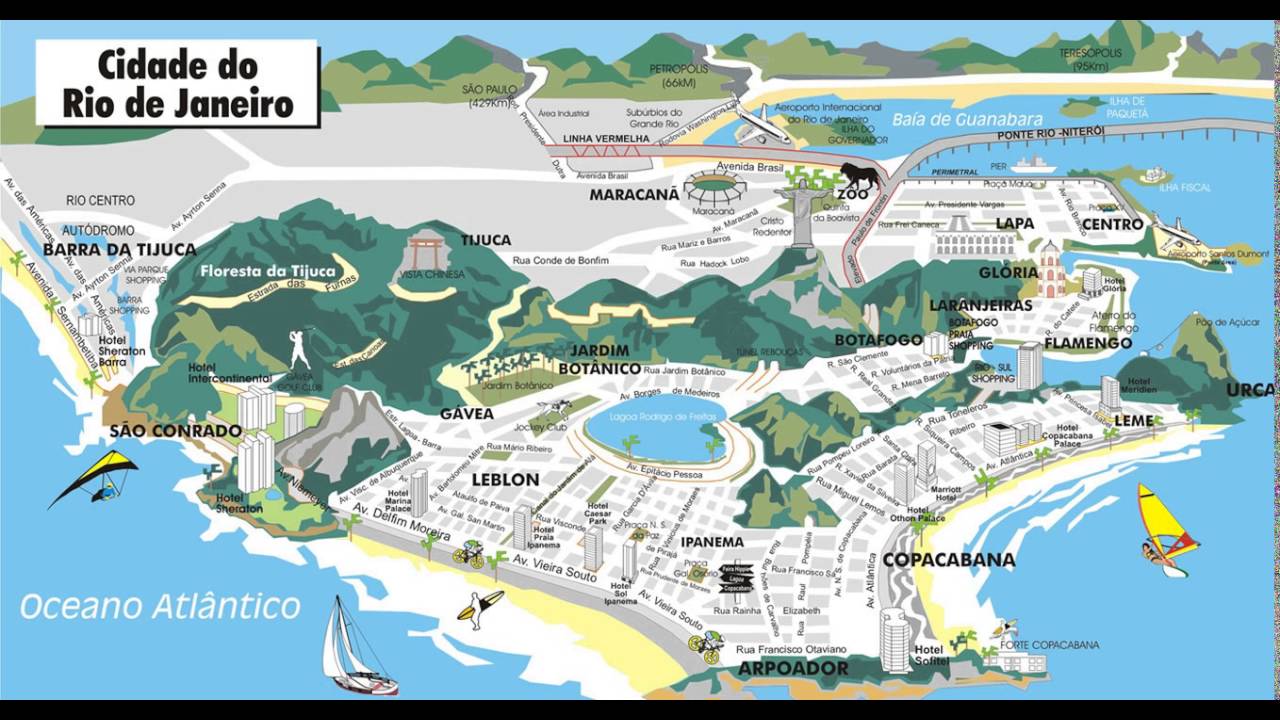 Watch Now Mapa turístico Rio de Janeiro Mapa turístico Rio de Janeiro