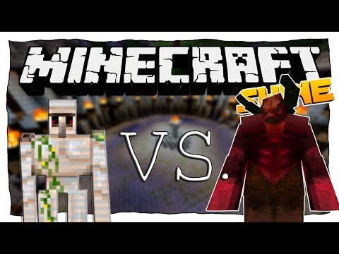 EISENGOLEM VS. BEHEMOTH | Minecraft: Eisengolem vs. Monster • #25 | #SHINEMC