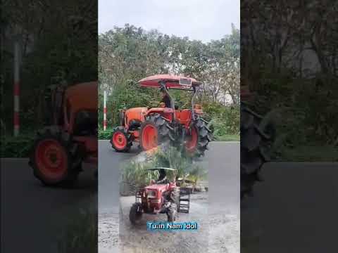CÔ GÁI XINH ĐẸP MIỀN TÂY LÁI MÁY CÀY#tintuc