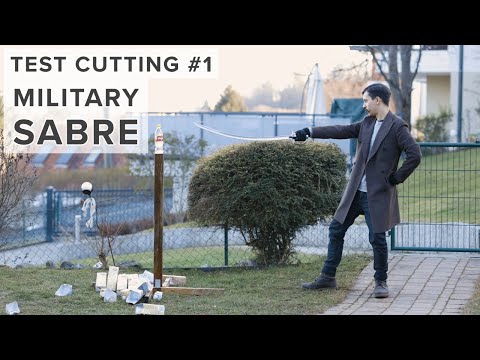 Szabla Polska - Military Sabre Test Cutting #1 [HEMA]