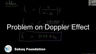 Download Lagu Problem on Doppler Effect, Physics Lecture | Sabaq.pk Thumbnail