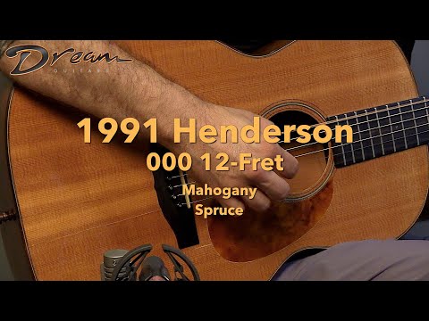 Dream Guitars - 1991 Wayne Henderson 000 12-Fret, Mahogany & Spruce #guitardemo #guitarcraft