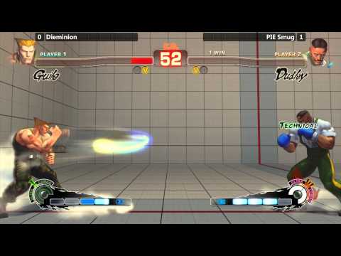 USF4 @ Last Man Standing - Dieminion (Guile) vs PIE Smug (Dudley)