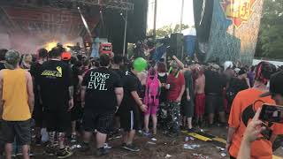 Juggalo Mosh Pit During ESHAM Performing KKKill the Fetus and Hellterskkkelter @ Soopa GotJ 2019