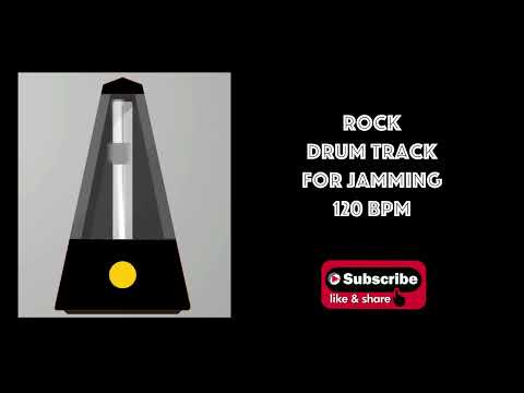 Rock - 4/4 Drum Track - 120 BPM