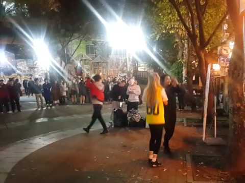 [홍대버스킹 김앤장 뮤직] 홍대놀이터 댄스판 20161118금 [Hongdae busking]