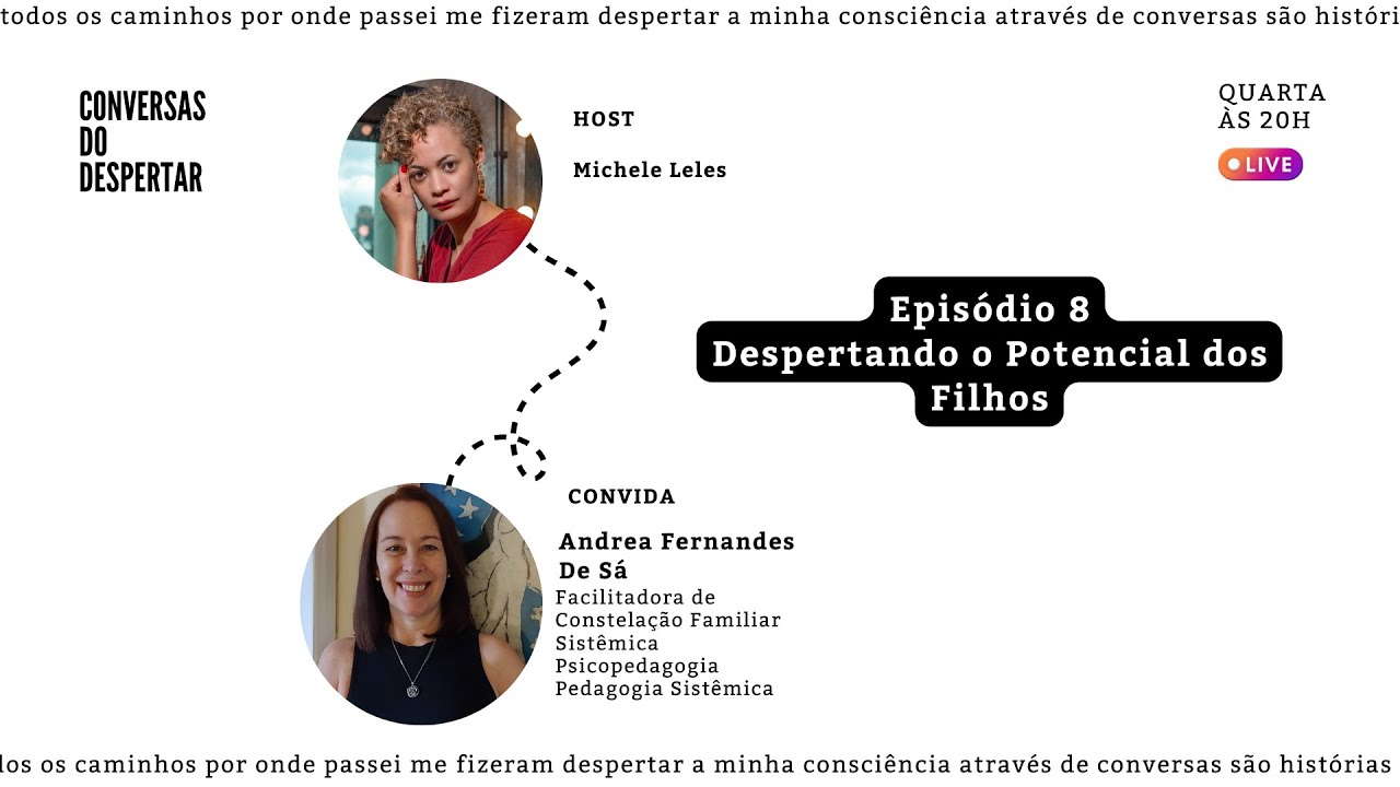 Conversas do Despertar - Convida Andrea Fernandes - Episódio 8