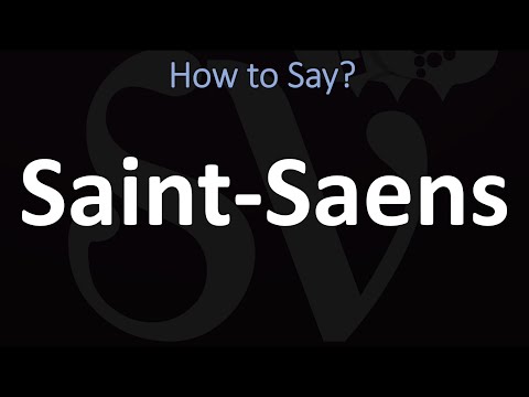 How to Pronounce Saint-Saens? (CORRECTLY)