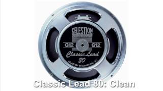 Video thumbnail for Sound Clips: Classic Lead 80: Clean by CelestionUK