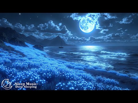 (No Ads) Fall Asleep Instantly • Insomnia Relief Therapy • Soothing Sleep Music With Night Sea