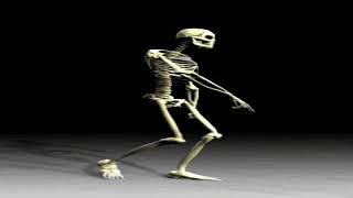 Cool skeleton walking gif
