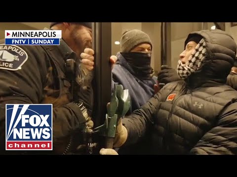Agitators ESCALATE, riot at Minneapolis hotel looking for ICE