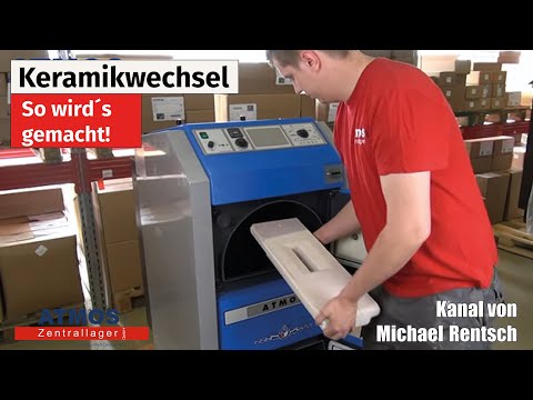 Brennraumkeramik am ATMOS Holzvergaser wechseln