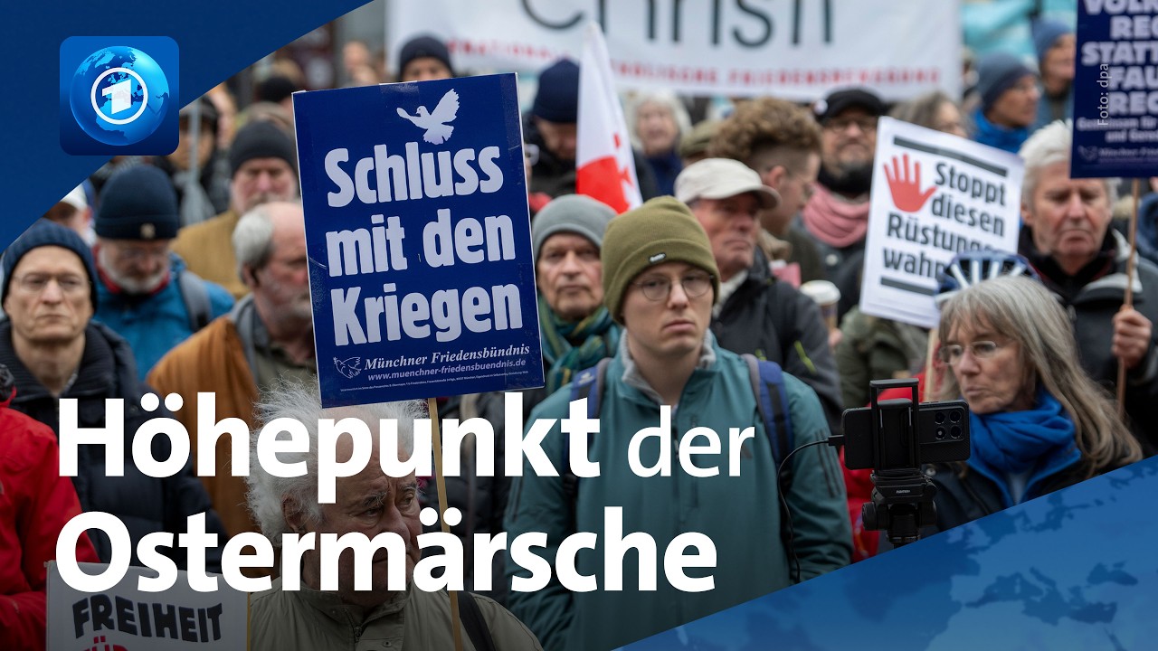 Hauptaktionstag: Dutzende Ostermärsche der Friedensbewegung gestartet