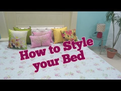 How to Style Your Bed|How to Make Bed #Howtostyleyourbed Video