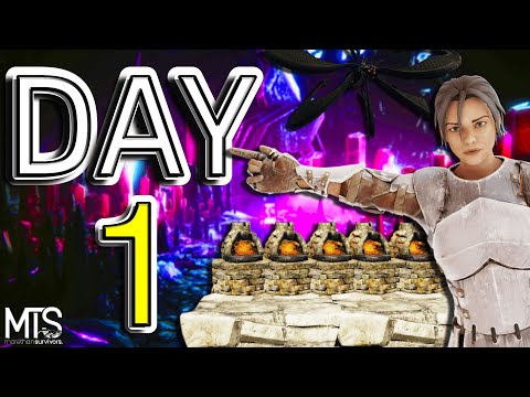 MY FIRST SEASON PLAYING MTS | FRESH WIPE | DAY 1 | ARK PVP