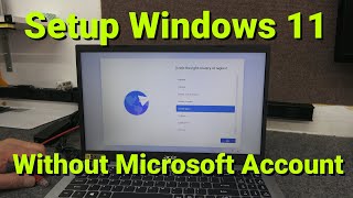 Windows 11 Setup With NO Microsoft Account On NEW Laptop Out Of Box