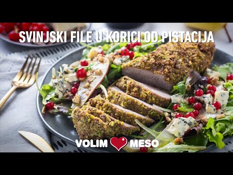 Svinjski file u korici od pistacija