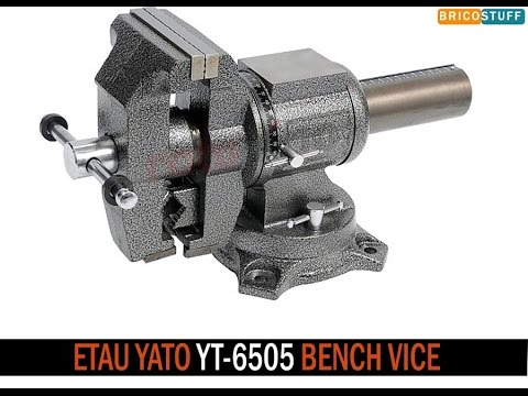 YATO Daugiafunkcinis darbastalio spaustuvas, 100 mm, ketus, YT-6505 video