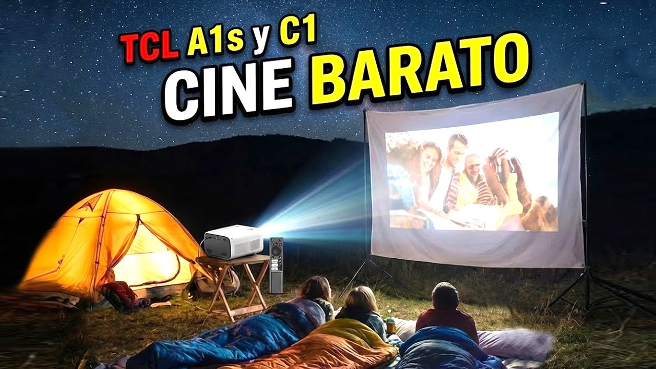 Cómo MONTAR un CINE BARATO en casi CUALQUIER LUGAR | TCL A1s y C1