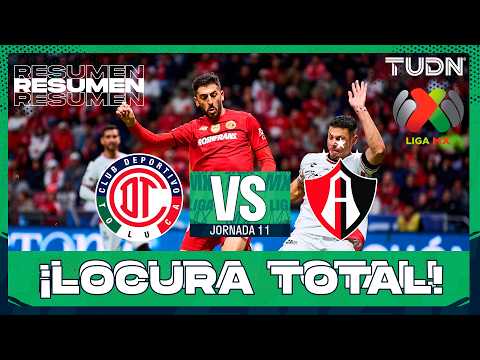 Resumen - Toluca vs Atlas | Liga MX - Jornada 11 Clausura 2026 | TUDN