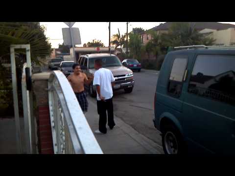 Compton cholo's caught in action