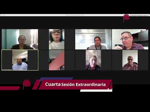 Cuarta Sesión Extraordinaria