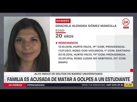 Alto índice de delitos en barrio universitario: familia es acusada de matar a golpes a estudiante