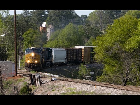 Railroad Sights & Sounds in Manchester GA, in 4k