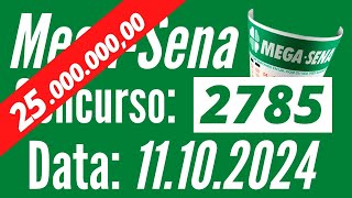 ???? Resultado MEGA-SENA, MEGA-SENA de hoje, Mega-Sena de11/10,