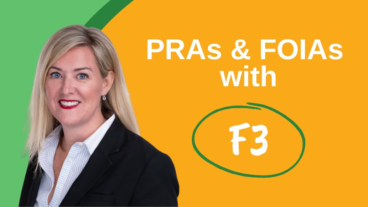 What to Know for Schools about the Public Records Act and Freedom of Information Act with F3 Law