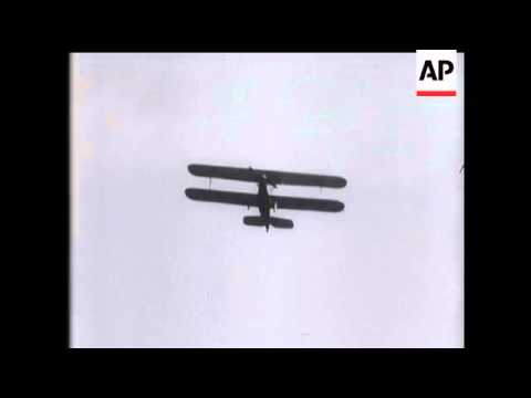 Airman Does Stunts With Dead Engine (Ernst Udet)