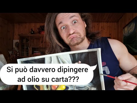 Come dipingere OLIO SU CARTA🖌     risparmia sulle tele in questo modo  #pittura #dipinto #carta