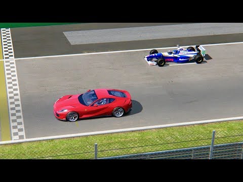 Ferrari 812 Superfast vs Williams F1 1997 - Monza