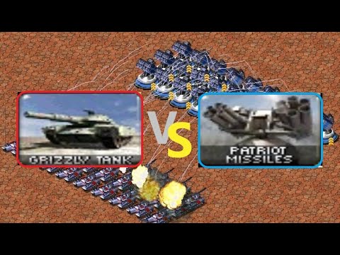 Grizzly vs Patriot - Same Cost - Red Alert 2