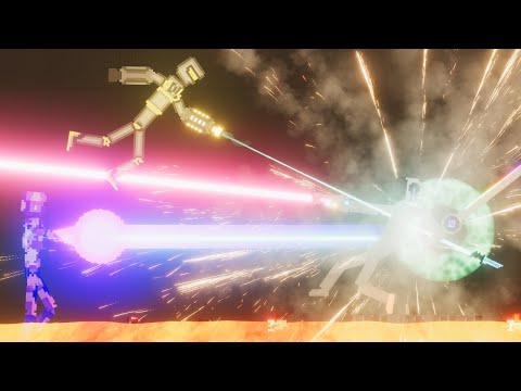 DUBSTEP MOD #7: Dubstep Robot vs Super Droids - People Playground 1.21.3