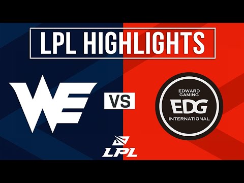 WE vs EDG Highlights ALL GAMES | LPL 2026 Split 1 | Team WE vs EDward Gaming