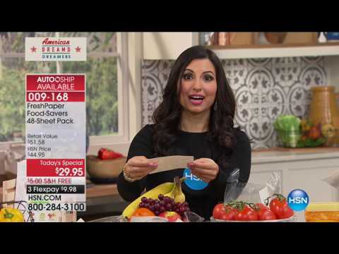 HSN | Kitchen Innovations featuring FreshPaper 08.07.2017 - 09 PM