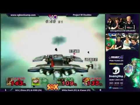 PMS 3.02 - Zhime & E2xD (Zelda/Link) vs. White Peach & Jcaesar (Peach/R.O.B.)