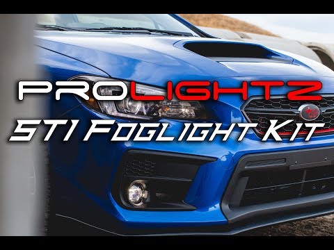 2018 Subaru STI ProLightz LED Foglight Installation